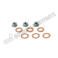 Injector Seal Kit With Heat Shield 19077-53650 for Kubota Engine D722 D905 D1005 D1105 V1505 V3300 V3600
