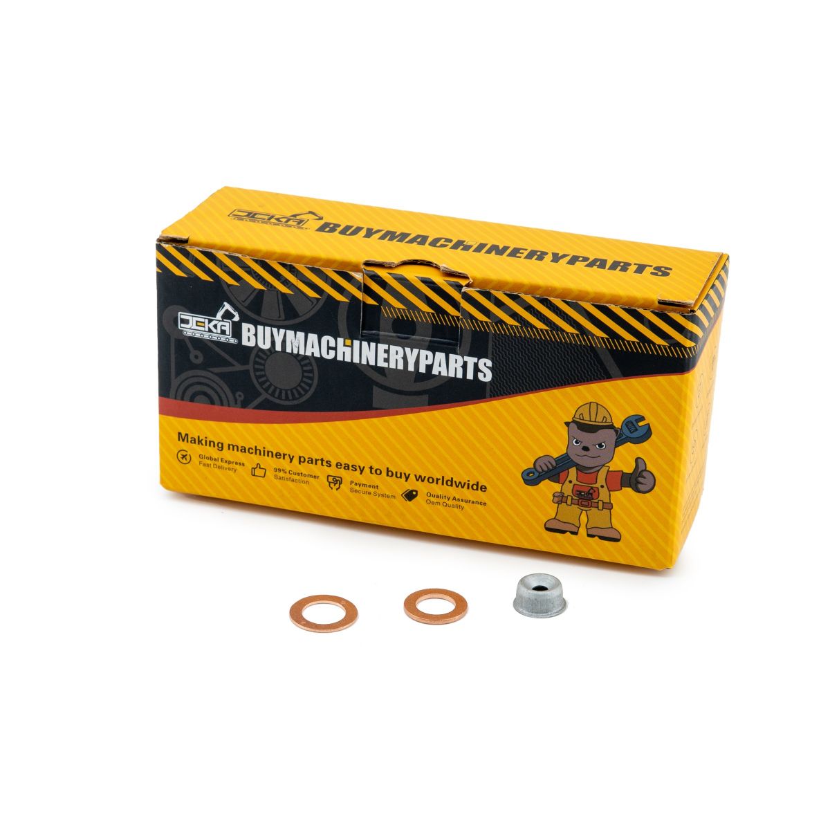 Injector Seal Kit With Heat Shield 19077-53650 for Kubota Engine D722 D905 D1005 D1105 V1505 V3300 V3600