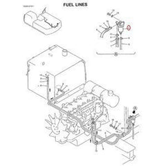 Separator 2446U234F3 for Kobelco K903C K905A K907D K912 MD180LC MD320BLC MD450BLC SK04-2 SK16-N2 SK300 SK400 SK480LC