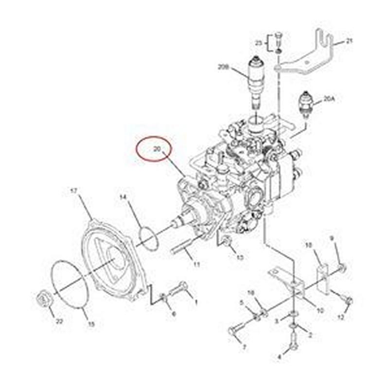 Fuel Injection Pump 336-9190 for Caterpillar CAT Engine 3044C C3.4 Loader 236B 246C 252B 259B3 279C2 289C2