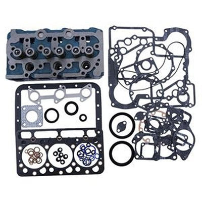 Kubota Engine D950 D950-B Complete Cylinder Head with Full Gasket Kit 6653571 6630550 6630551 for Bobcat Skid Steer Loader 543 553