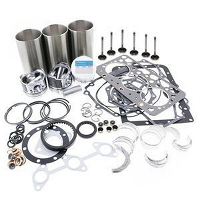 Overhaul Rebuild Kit for Mitsubishi Engine K3D Excavator MM15T MM20 E5F Tractor MT17 MT210 MTE1800