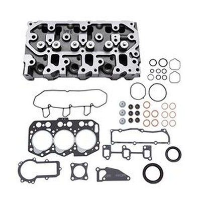 3TNV76 Engine Complete Cylinder Head with Full Gasket Kit for Yanmar Excavator ViO25-4 TYM Compact Tractor T255NHEU TS25NCEU