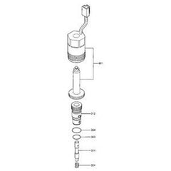 Solenoid Valve 4368974 for Hitachi EX400-3 EX400-3C EX400-5 EX450H-5 EX750-5 ZX600 ZX650H ZX800 ZX850H