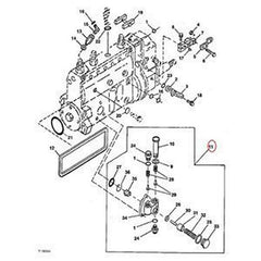 Fuel Pump RE500375 for John Deere 4045 6068 Engine 120 160LC 200LC 230LC 270LC 330B 435 2254