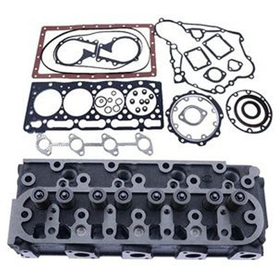 V1505 Complete Cylinder Head and Full Gasket Kit 6692539 7327336 6698621 for Kubota Engine Bobcat Excavator 425 428 E26 Loader S100