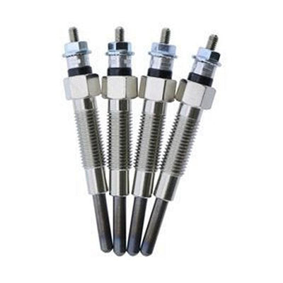 4Pcs Glow Plug 30666-57300 for Caterpillar CAT Engine 3044C-T Iseki Tractor TL2100 TL2500 TX1300 TX1500 TX2140 TX2160