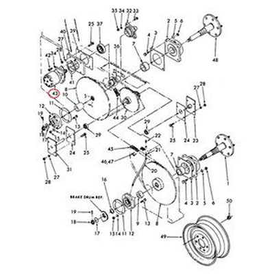 Hydraulic Motor ERK19601 for New Holland Ford Compact Loader CL340