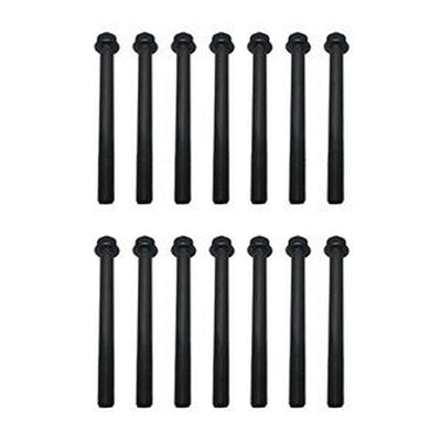 14Pcs Cylinder Head Bolt 6657478 for Kubota Engine D1005 D1105 D1305 Bobcat 425 428 463 553 6KW B100 B200 B250 BL275 E25 E26 E27 E27Z S100 S70