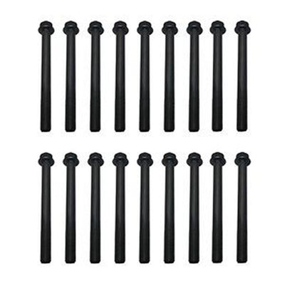 18Pcs Cylinder Head Bolt 25-15024-00 for Kubota V1505 Carrier CT491 CT4-91-TV CT4.91 Engine