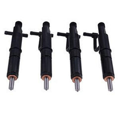 4 Pcs Fuel Injector 6646906 for Isuzu Engine 4JB1 Bobcat 843 853 1213 Mustang 960 2060 Loader