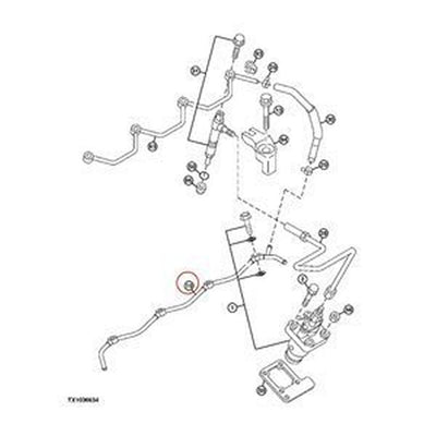 Fuel Suction Pipe 8973148610 for Isuzu Engine 4LE2 Hitachi Excavator ZX70-3 ZX75UR-3 ZX75US-3 ZX80LCK-3 ZX85US-3 ZX85USB-3