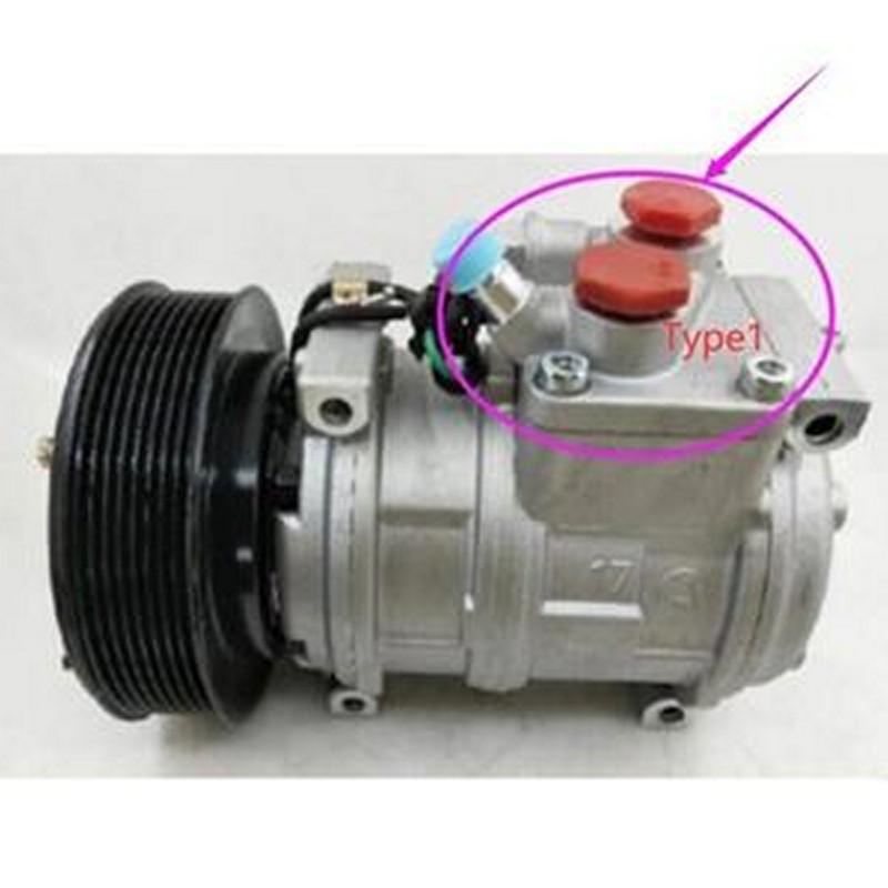 10PA17C A/C Compressor DH400539 for John Deere Excavator 2054 2554 2154D 2454D 2954D 3754D