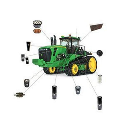 Filter Kit for John Deere 9030 Series Track Tractor 9430T 9530T 9630T