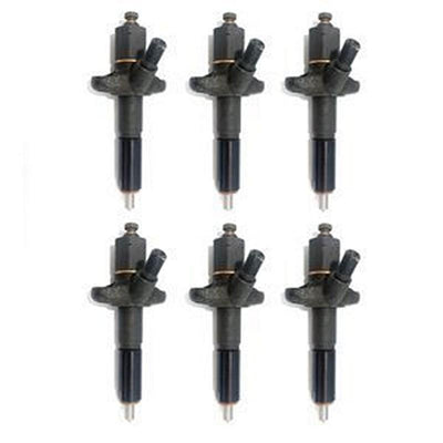 6Pcs Fuel Injector D8NN9F593DB for Ford New Holland Tractor 532 535 540 545 550 555 655 750 755 2310 2600 2610 2810 2910 3610