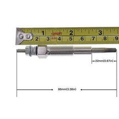 4 PCS Glow Plug 185366190 TPN257 for Perkins Engine 404D-22 404D-22T 404D-22TA 404C-22 404C-22T 104-19 104-22