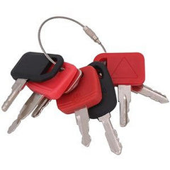 8 Pcs Ignition Key for John Deere Komatsu Hitachi CASE Briggs & Stratton HusqvarnaKohler Heavy Construction Equipment