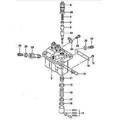 Fuel Injection Pump 094500-7920 for Mitsubishi Engine S3L2 S3L2-Y1SCME