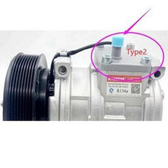 10PA17C A/C Compressor DH400539 for John Deere Excavator 2054 2554 2154D 2454D 2954D 3754D