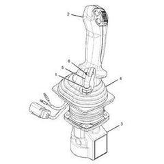 LH Control Handle 506-5274 for Caterpillar CAT 312E 312E 320E 324E 329E 336F 340F 349F 374F 390F