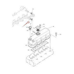 Breather Tube 6685524 for Bobcat AL275 753 7753 B300 BL370 S130 T110 331 E42 5600