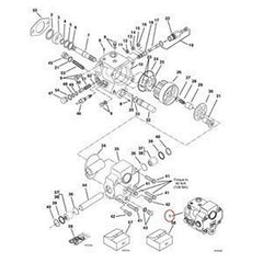 PAVC65X3048/L2 Hydraulic Pump 8444223 for JLG Telescopic Forklift 8042 10042 10054