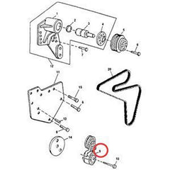 Belt Tensioner RE58852 for John Deere Engine 6081 36125 Tractor 5210 5310 5410 5510 5420 5520 5425 9100 9120 9200 9220 9320 9620