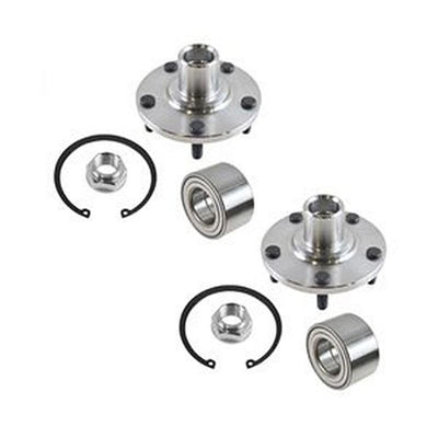 2 Sets Front Wheel Hub and Bearing Kit D44600SJKJ00 for Honda CR-V 2012-2016