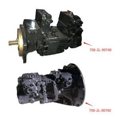 Hydraulic Pump Assembly 708-2L-90740 708-2L-00760 for Komatsu Excavator PC750-7 PC750SE-7 PC750LC-7 PC800-7 PC800SE-7