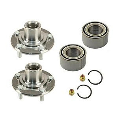 2 Sets Front Wheel Hub and Bearing Repair Kit NT510118 44600-T2F-A01 for Honda Accord Acura TLX