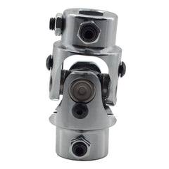 11/16-36 X 3/4" DD Chrome Steering Universal Joint Single U Joint Shaft,Total Length: 83mm (3-1/4")