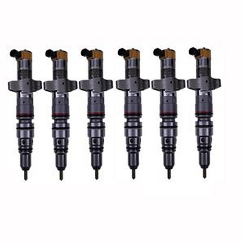 6 Pcs Fuel Injector 387-9428 for Caterpillar CAT Engine C7 Wheel Loader 962H 950H