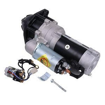 24V 11T Starter Motor Assembly 60081-33190 for Komatsu Engine 4D95S 6D95L Forklift FD20 FD23 FD25 FD28 FD30 Wheel Loader SD23 SD25