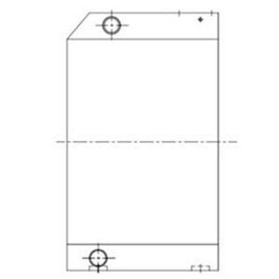 Water Radiator Core 30/926825 for JCB 8052 8056 8060