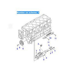 For Komatsu Excavator PC1800-6 PC750-6 PC750-7 PC800-6 PC800-7 Fuel Pump Ass'y 6218-71-1110 ND094100-0280