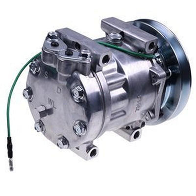 SD7H13 A/C Compressor KHR3241 KHR3197 for Kobelco SK200LC SK210LC SK480LC Link-Belt 130LX 210LX 330LX 3400 460LX 210X3