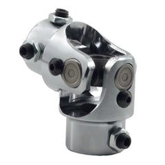 11/16-36 X 3/4" DD Chrome Steering Universal Joint Single U Joint Shaft,Total Length: 83mm (3-1/4")