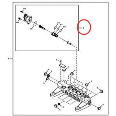Hydraulic Solenoid Valve 9258047 for John Deere Excavator 160DLC 200DLC 220DW 225DLC 240DLC 250GLC 270DLC