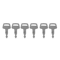 6Pcs Ignition Keys 5080 069027029 for IHI Skid Steer and Excavator Heavy Equipment