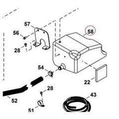 Fuel Tank 7171963 for Bobcat Loader S850 S740 S770 S750 T770