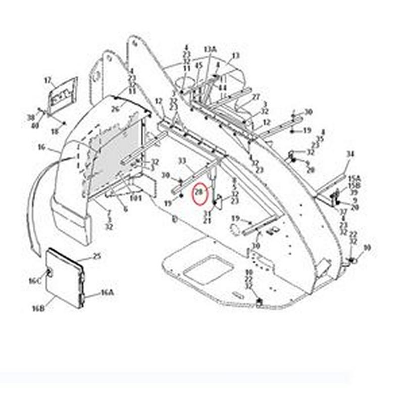Gas Spring 4160182 for JLG Telescopic Boom Lift 400S 450A 460S 460SJ