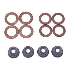 4 Cylinder Injector Seal Kit With Heat Shield for Kubota V1505 V1903 V2003T V2003 V2203 Bobcat 645 743 751 753 763 773 S100 S150 S160 S175 S185 S70