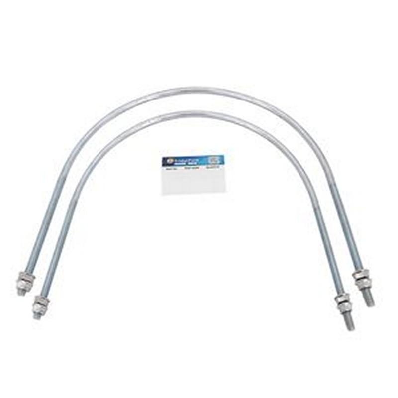 2Pcs Muffler U Bolt 4252533 AT200421 for John Deere Engine 4039DT009 Excavator 190 190E