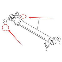 Bucket Cylinder Components Bushing 4365448 for Hitachi EX100-5 EX120-5 EX130H-5 EX200-5 EX220-5 ZX120 ZX120-3