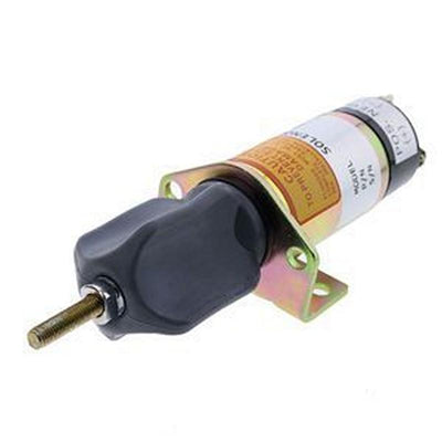 12V 2 Terminals ShutDown Solenoid SJ-103007 for Kubota Engine DF750 GF750 WG750 DF972 Skyjack Scissor Lift SJ8831RT SJ8841RT SJ6826RT SJ6832R