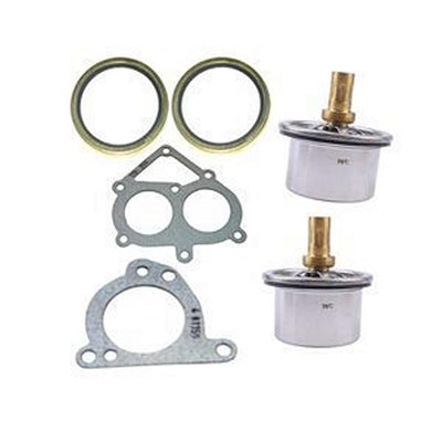 Thermostat and Gasket Kit 247-7133 139-3550 4N-1156 3S-9643 for Caterpillar CAT Engine C15 C-15 3406E