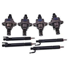 4Pcs Fuel Injector 49919GT and 4Pcs Injection Pump 49929GT for Deutz Engine F4L1011F Genie GS-3384 GS-3390 S-40 S-65 Z-45/22