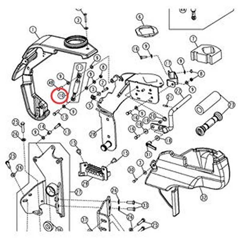 Gas Strut Spring Cylinder AT340156 for John Deere Backhoe Loader 310G 310J 310K 410G 710G