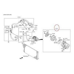 A/C Compressor 97701-D3200 97701-2S601 97701-2S600 for Hyundai Engine DOHC - GDI Tucson 2.0L L4 2015-2018