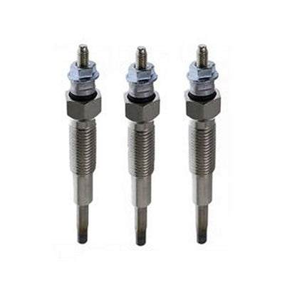 3 Pcs Glow Plug 323271A1 281548A1 for CASE Excavator 15 16 18 31 35 CX15 CX16 CX28 CX31 CX35